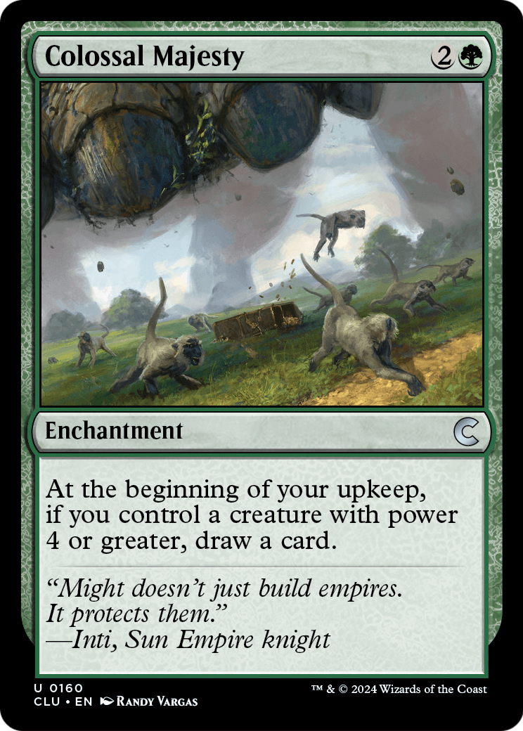 Colossal Majesty (CLU-160) [Ravnica: Clue Edition]