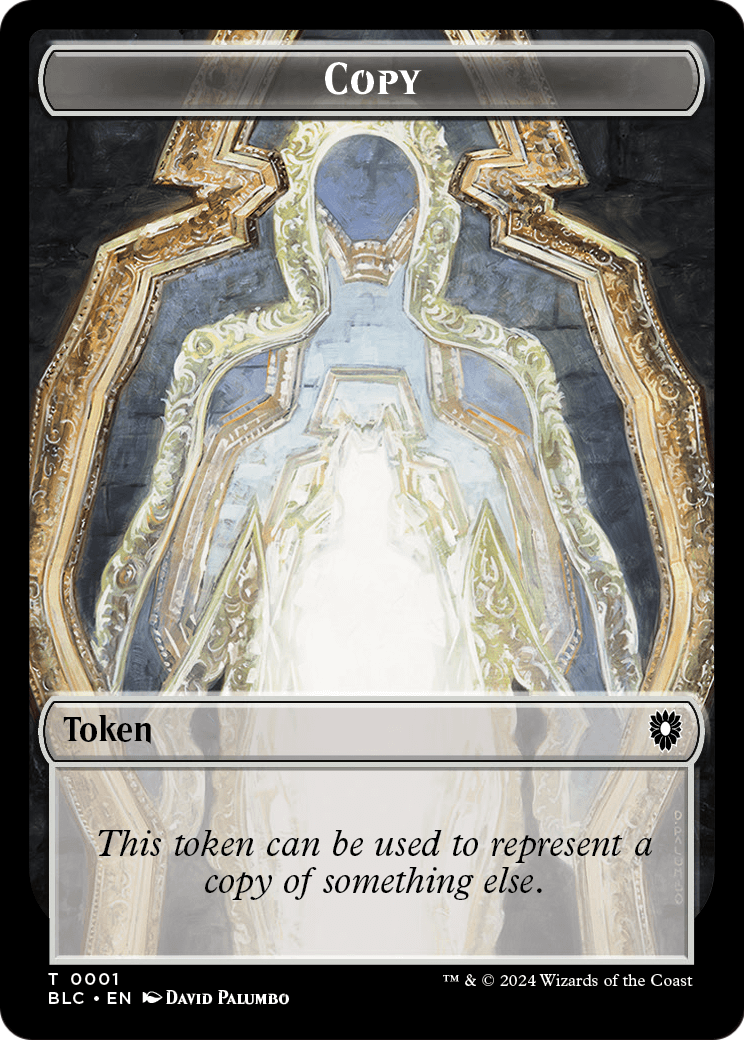 Copy (TBLC-001) [Bloomburrow Commander Tokens]