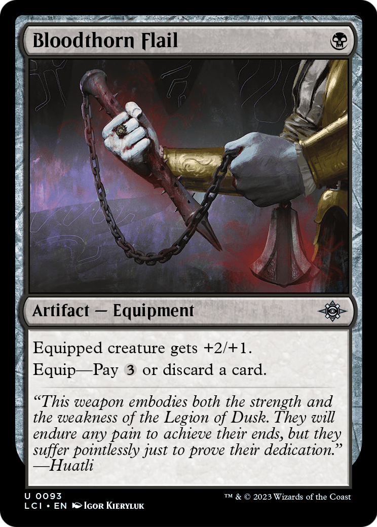 Bloodthorn Flail (LCI-093) [The Lost Caverns of Ixalan]