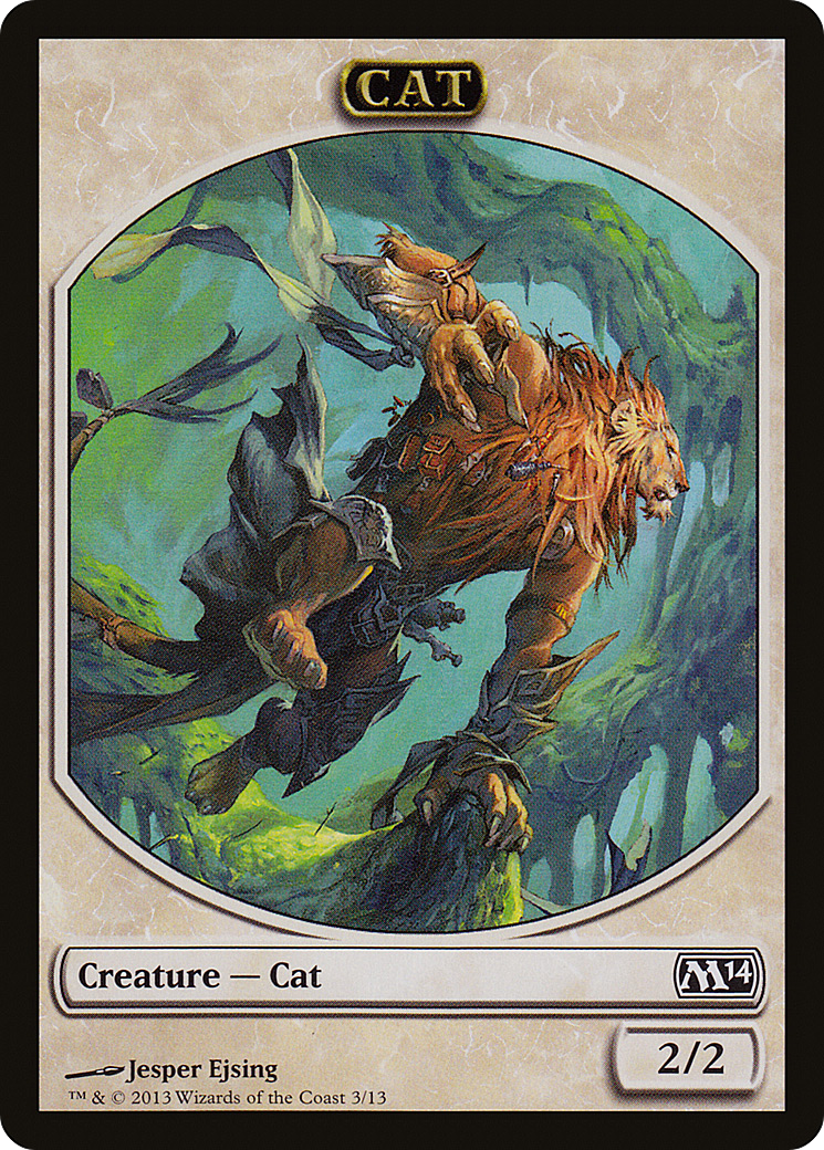 Cat Token (M14-003) [Magic 2014 Tokens]