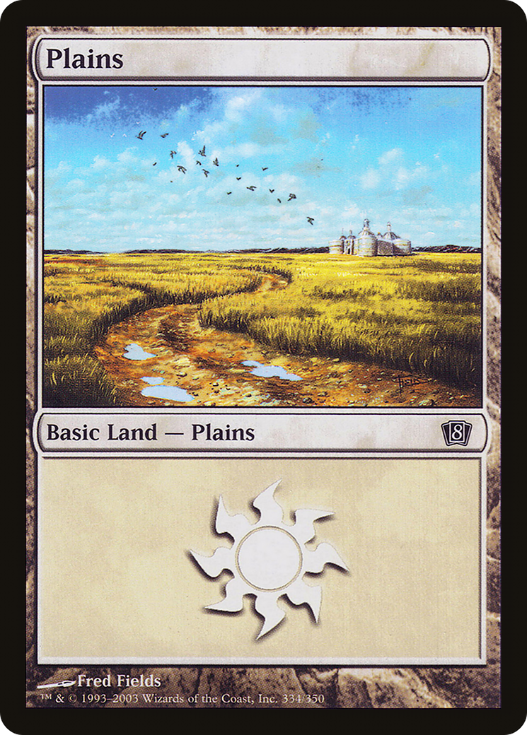 Plains (8ED-334) [8th Edition] Foil
