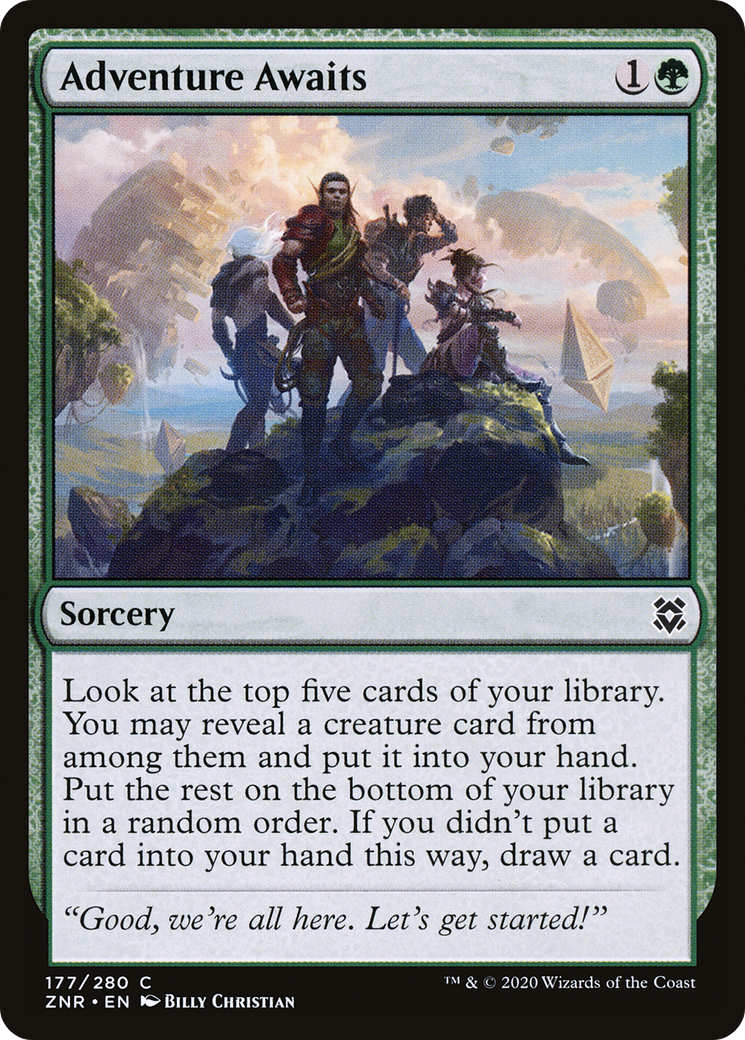 Adventure Awaits (ZNR-177) [Zendikar Rising] Foil