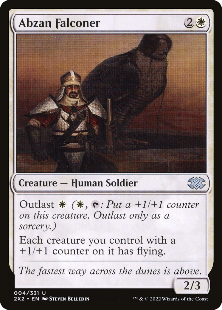 Abzan Falconer (2X2-004) [Double Masters 2022] Foil