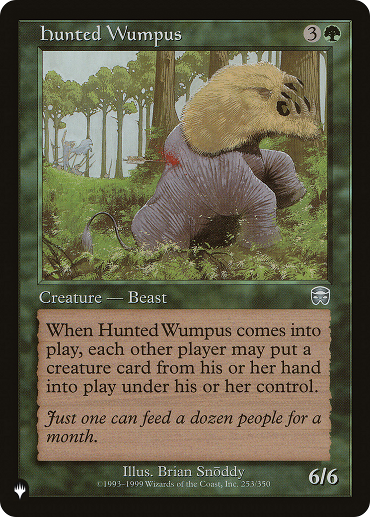 Hunted Wumpus (LIST-MMQ-253) [The List]