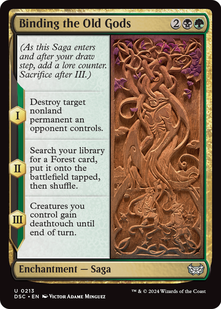Binding the Old Gods (DSC-213) [Duskmourn: House of Horror Commander]