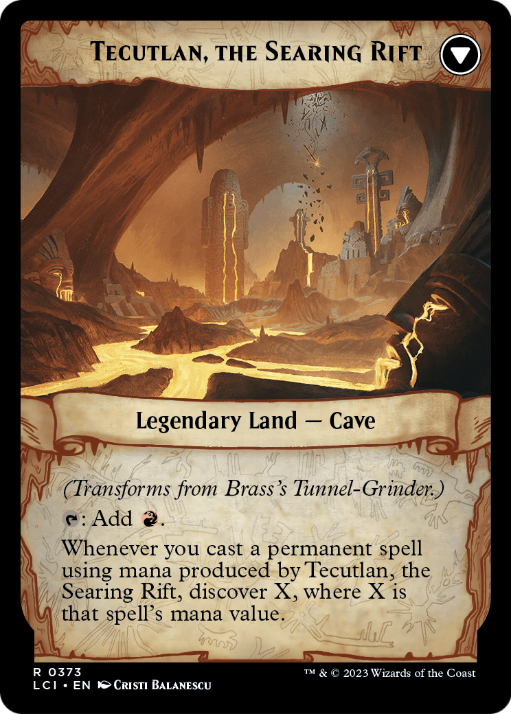 Brass's Tunnel-Grinder (Extended Art) (LCI-373) [The Lost Caverns of Ixalan] Foil