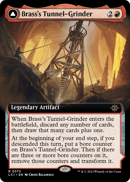 Brass's Tunnel-Grinder (Extended Art) (LCI-373) [The Lost Caverns of Ixalan] Foil