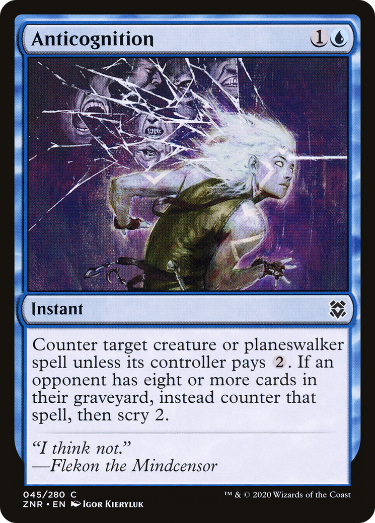 Anticognition (ZNR-045) [Zendikar Rising] Foil