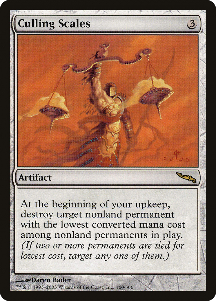 Culling Scales (MRD-160) [Mirrodin] Foil