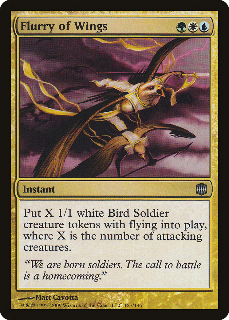 Flurry of Wings (ARB-127) [Alara Reborn] Foil