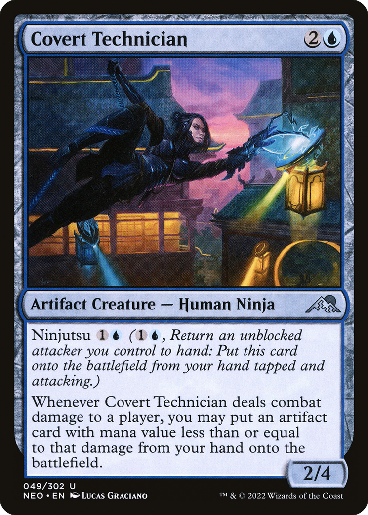 Covert Technician (NEO-049) [Kamigawa: Neon Dynasty] Foil