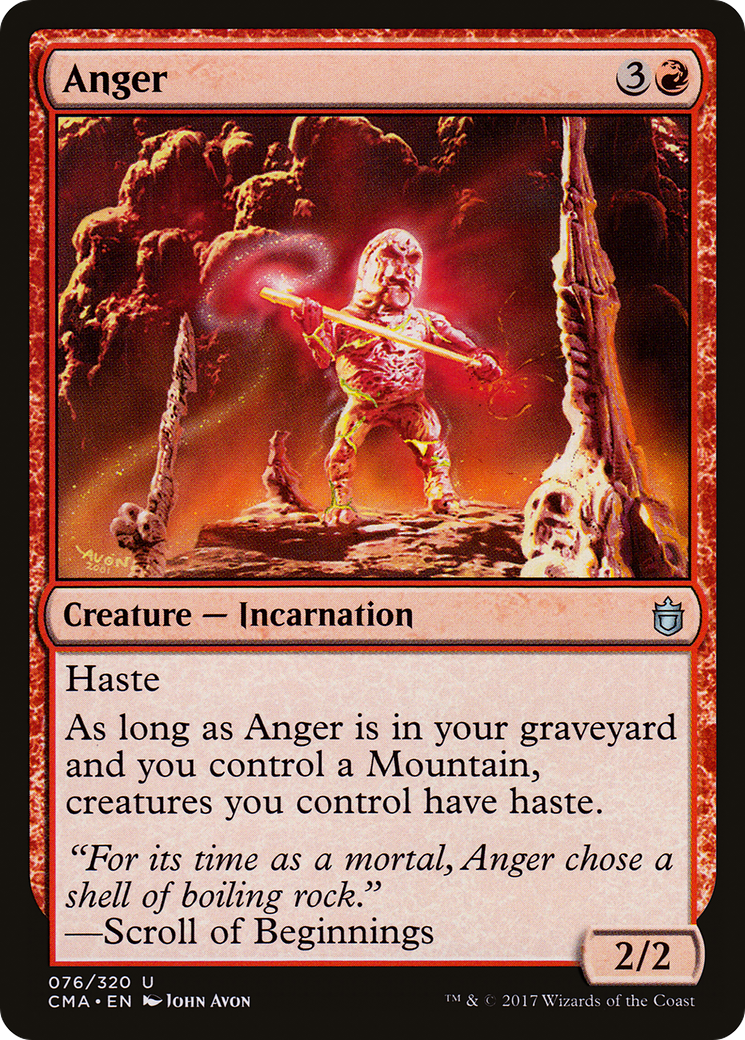 Anger (CMA-076) [Commander Anthology]