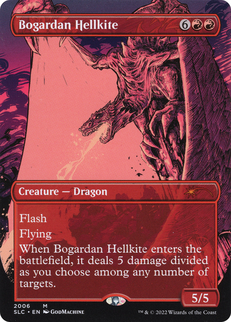Bogardan Hellkite (SLC-2006) (Borderless) [Secret Lair Countdown Kit] Foil
