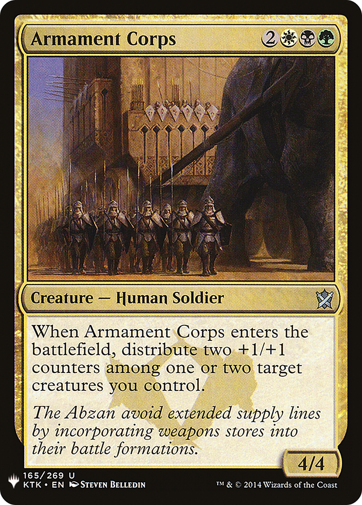 Armament Corps (LIST-KTK-165) [The List]