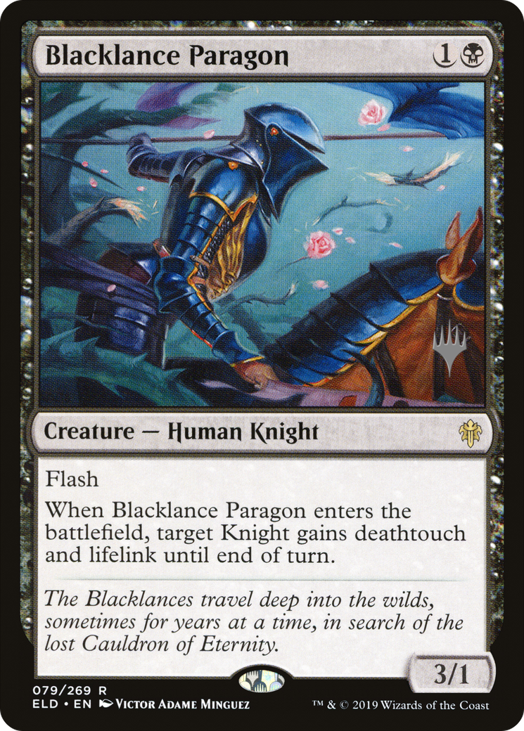 Blacklance Paragon (PPELD-079) [Promo Pack: Throne of Eldraine Promos]