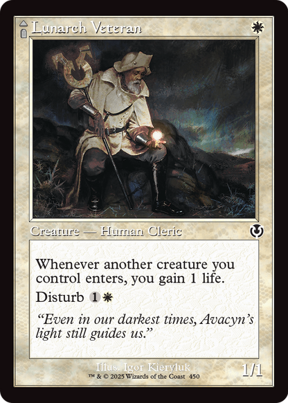 Lunarch Veteran (Retro Frame) (INR-450) [Innistrad Remastered]