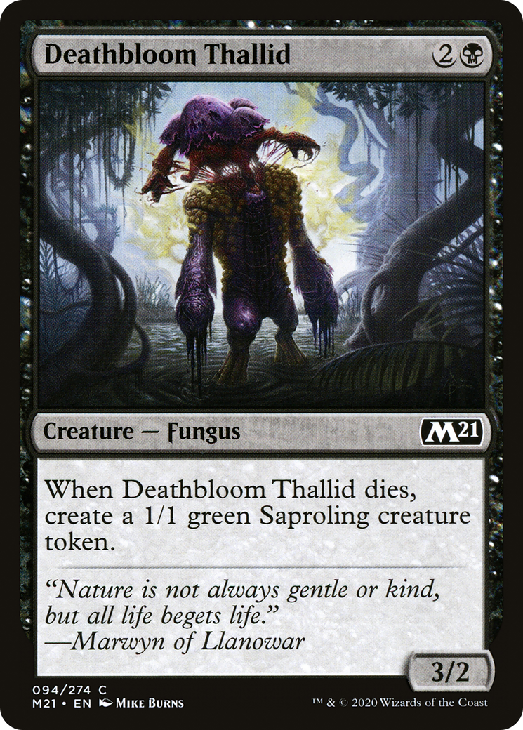 Deathbloom Thallid (M21-094) [Core Set 2021]