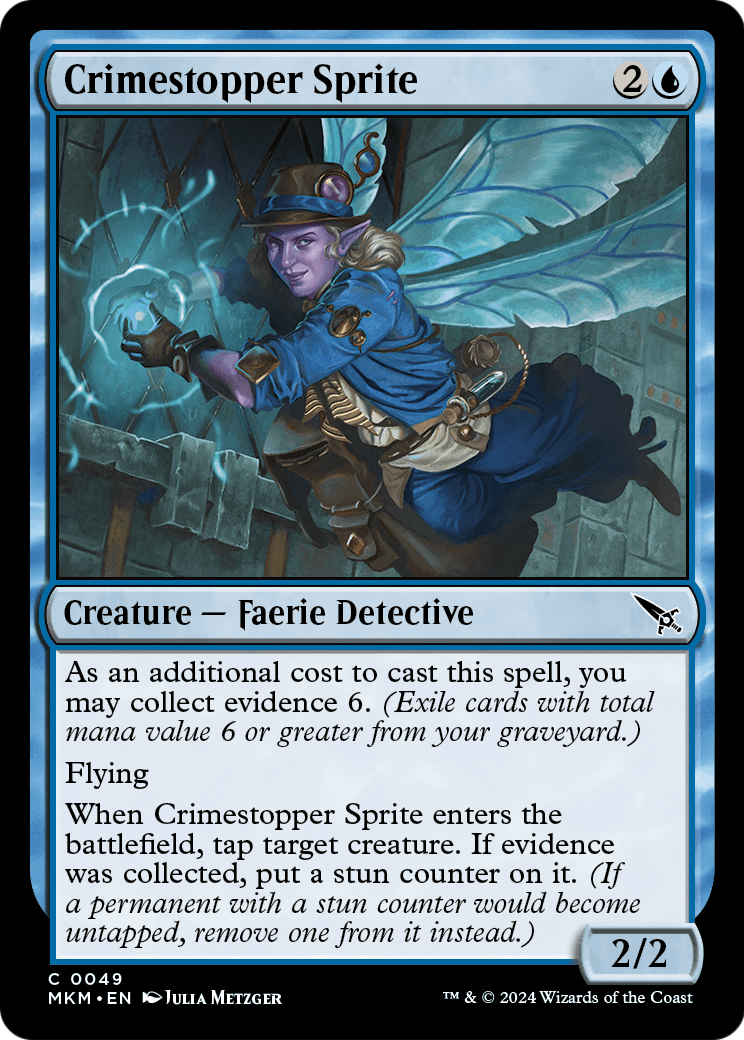 Crimestopper Sprite (MKM-049) [Murders at Karlov Manor] Foil