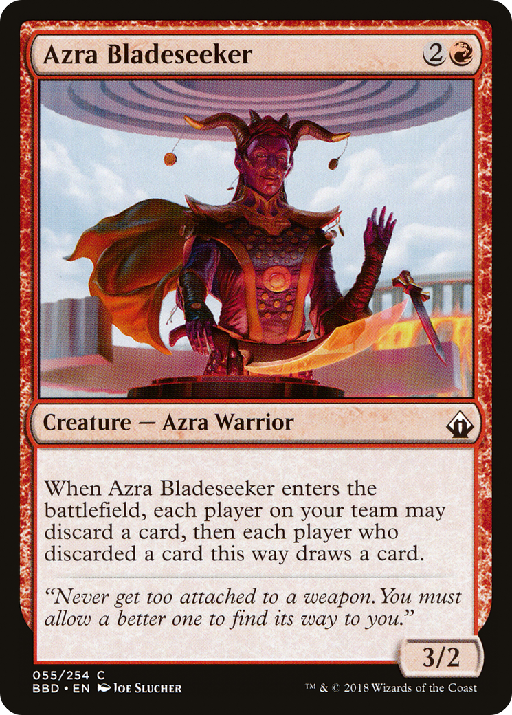 Azra Bladeseeker (BBD-055) [Battlebond] Foil
