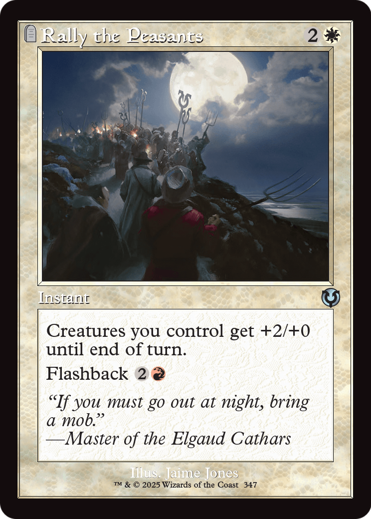 Rally the Peasants (Retro Frame) (INR-347) [Innistrad Remastered]