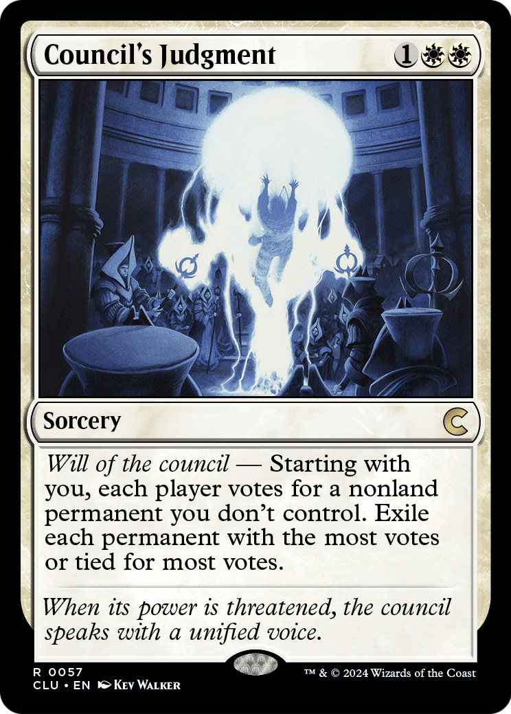 Council's Judgment (CLU-057) [Ravnica: Clue Edition]