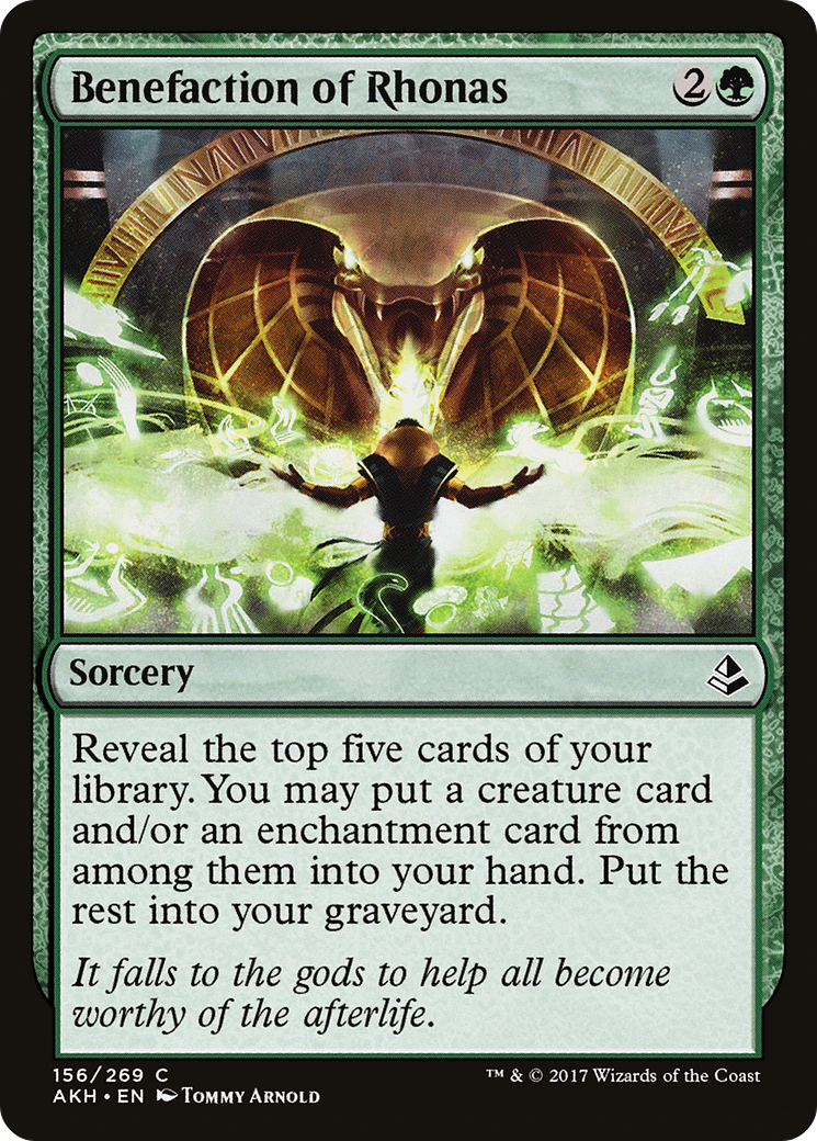 Benefaction of Rhonas (AKH-156) [Amonkhet]