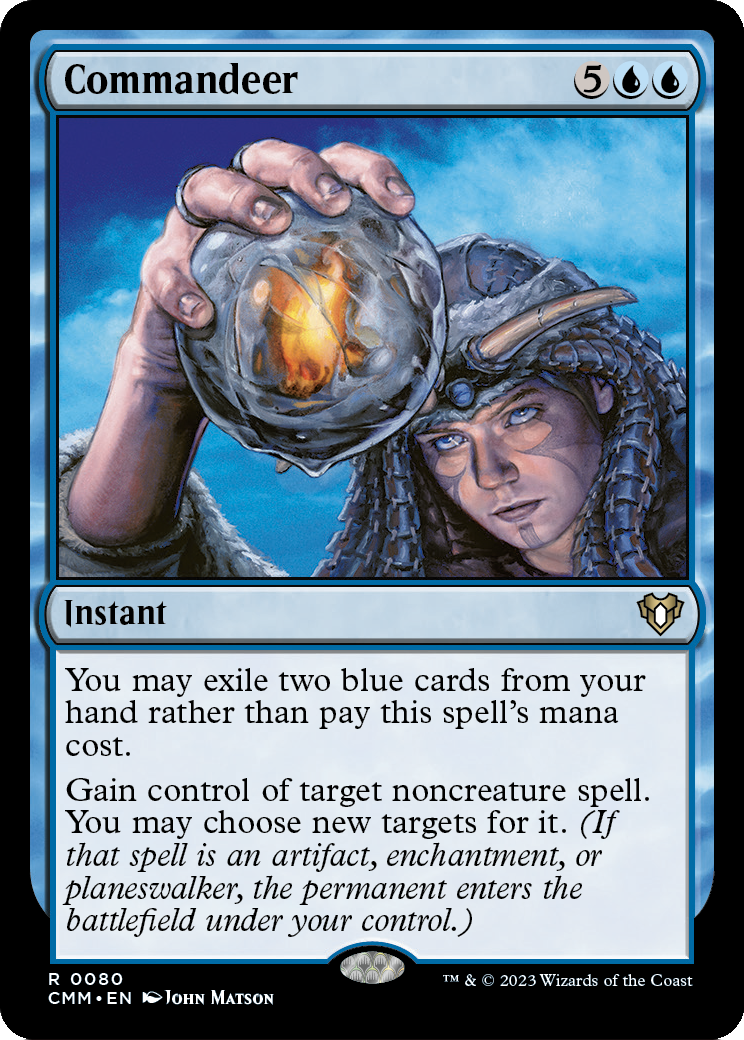 Commandeer (CMM-080) [Commander Masters] Foil