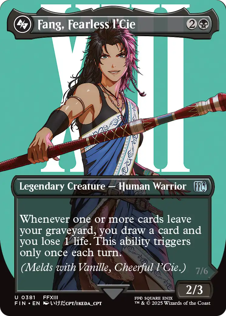 Fang, Fearless l'Cie (Borderless) (FIN-381) [FINAL FANTASY] Foil