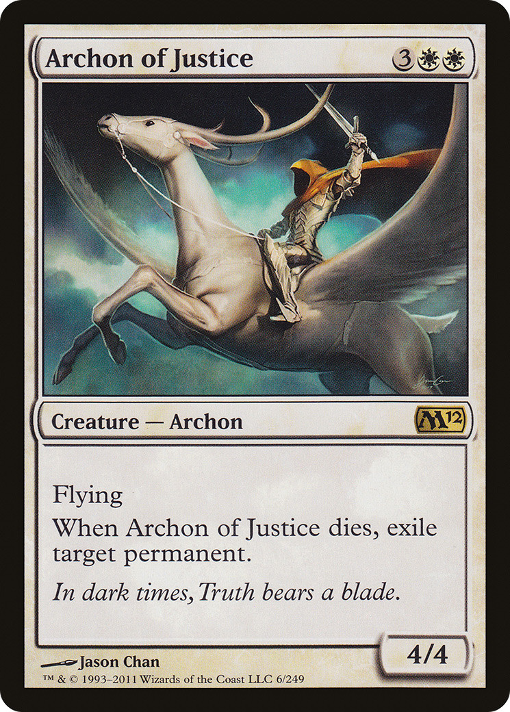 Archon of Justice (M12-006) [Magic 2012] Foil