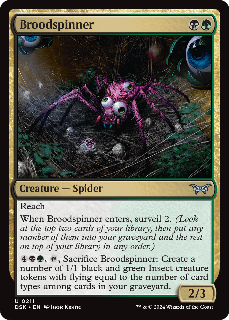 Broodspinner (DSK-211) [Duskmourn: House of Horror]