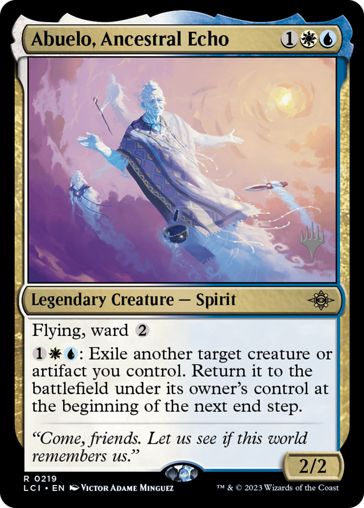 Abuelo, Ancestral Echo (PPLCI-219) [Promo Pack: The Lost Caverns of Ixalan Promos] Foil
