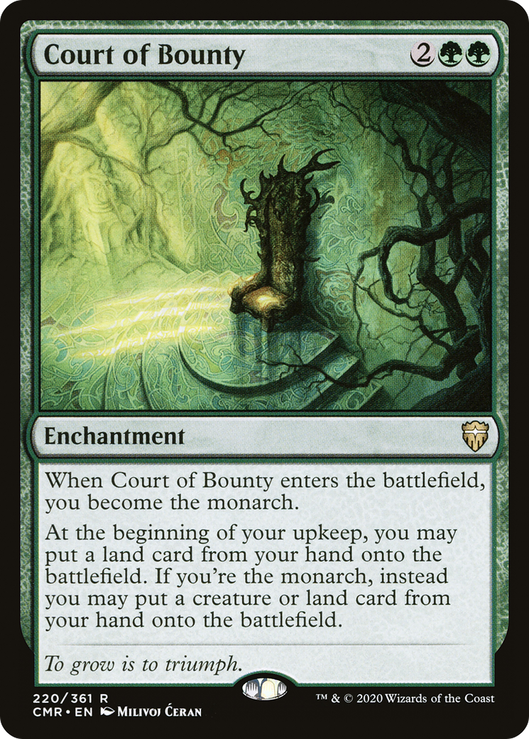 Court of Bounty (CMR-220) [Commander Legends] Foil