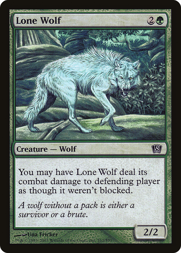 Lone Wolf (8ED-262) [8th Edition] Foil