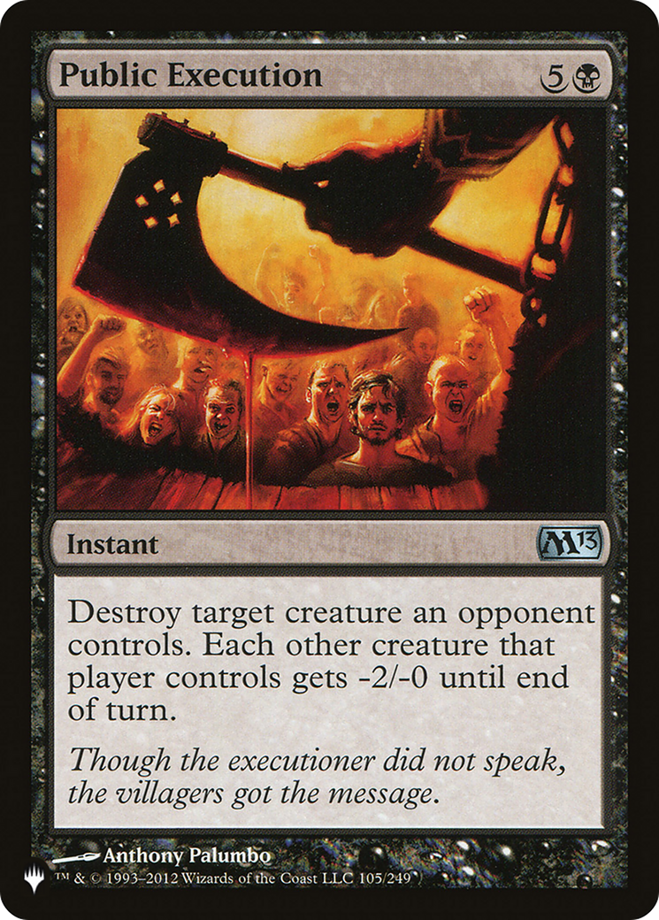 Public Execution (LIST-M13-105) [The List]