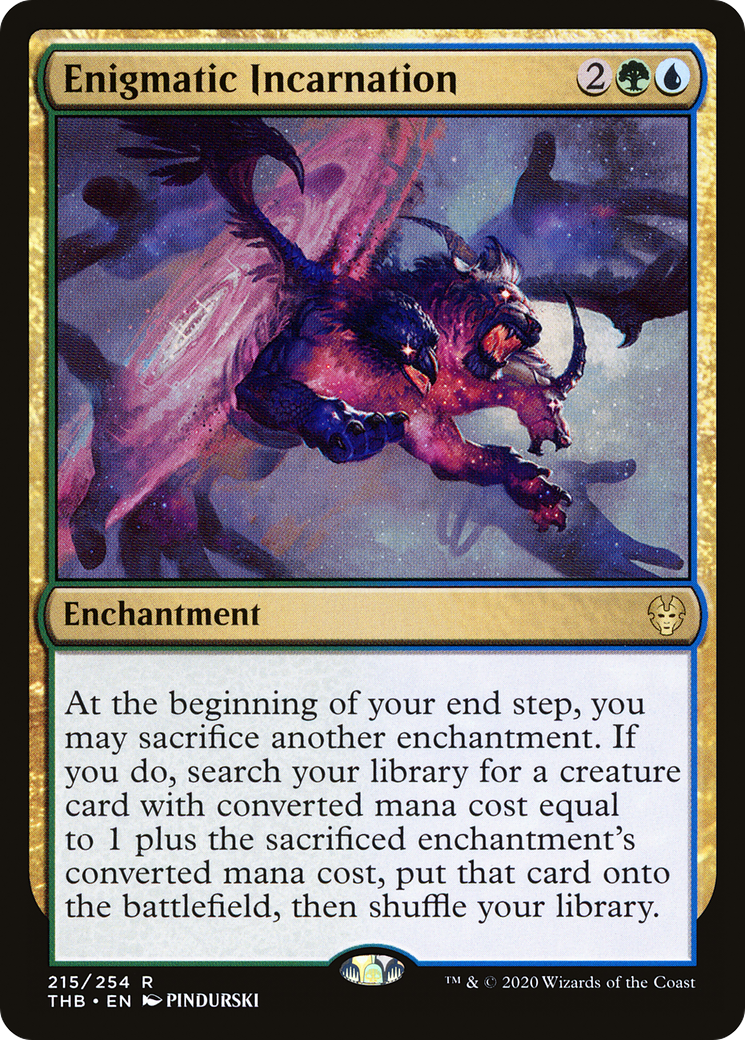 Enigmatic Incarnation (THB-215) [Theros Beyond Death] Foil