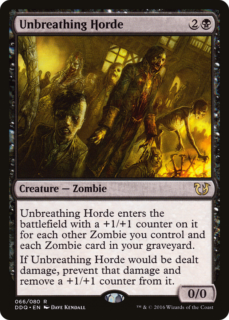 Unbreathing Horde (DDQ-066) [Duel Decks: Blessed vs. Cursed]