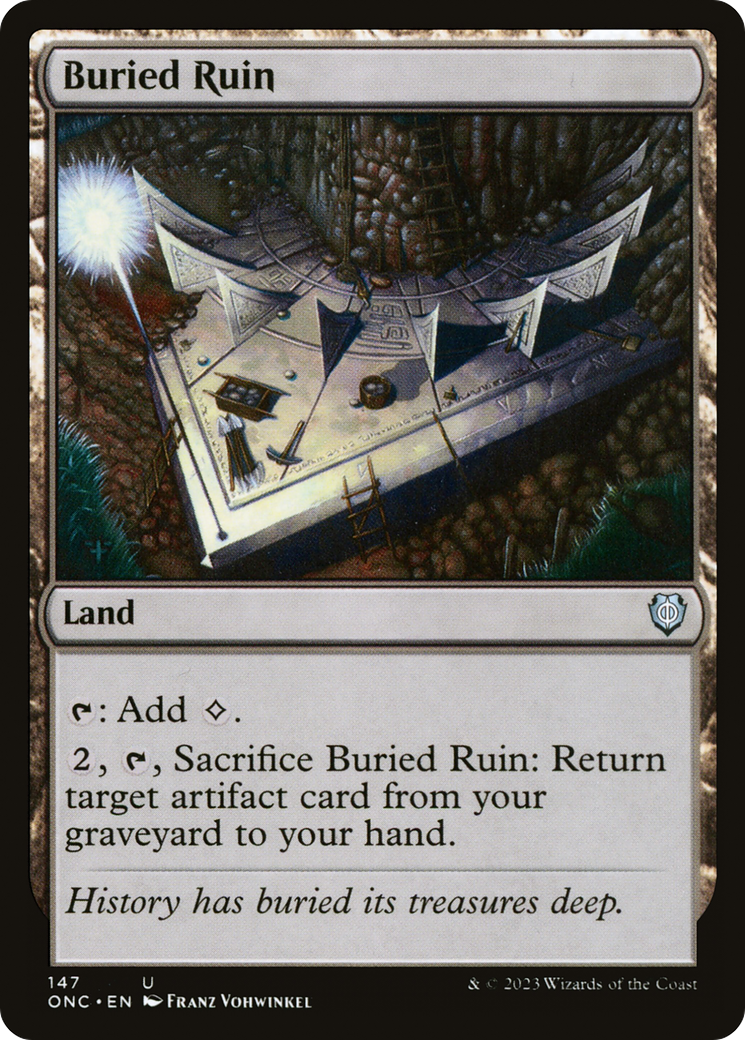 Buried Ruin (ONC-147) [Phyrexia: All Will Be One Commander]