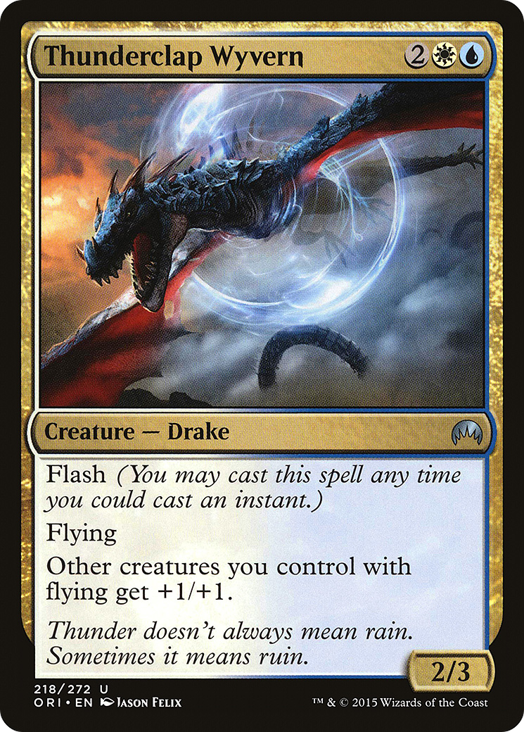 Thunderclap Wyvern (ORI-218) [Magic Origins]
