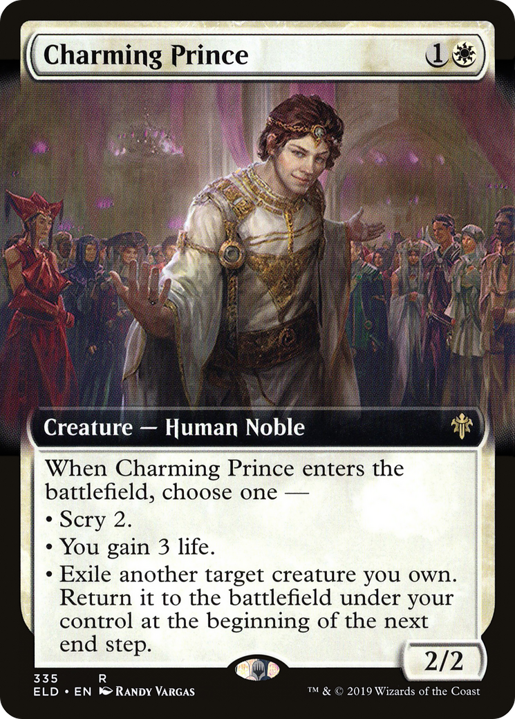 Charming Prince (Extended Art) (ELD-335) [Throne of Eldraine] Foil