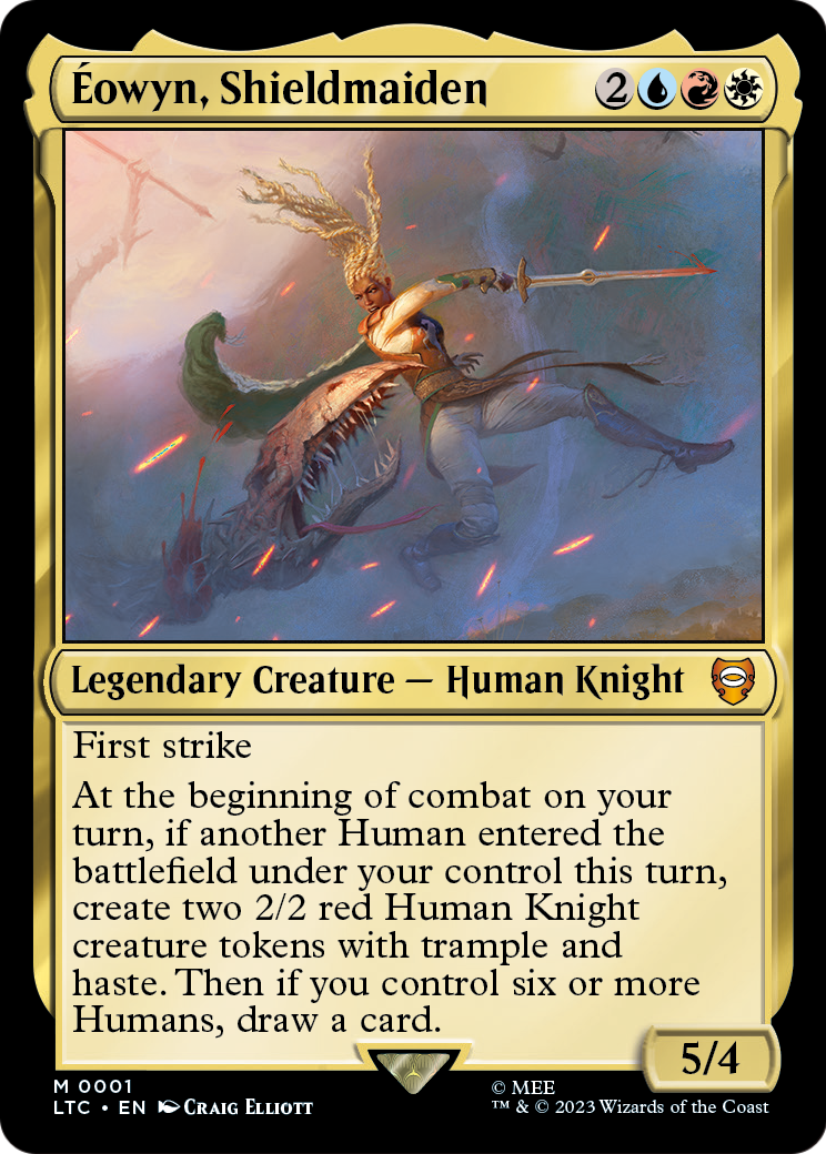 Eowyn, Shieldmaiden (LTC-001) [Tales of Middle-earth Commander] Foil