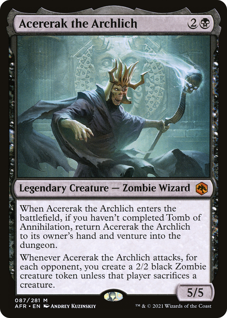 Acererak the Archlich (AFR-087) [Adventures in the Forgotten Realms] Foil
