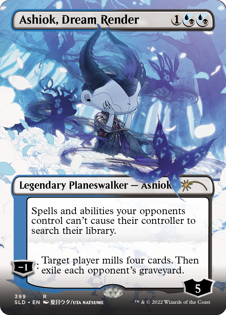 Ashiok, Dream Render (Borderless) (SLD-399) [Secret Lair Drop]