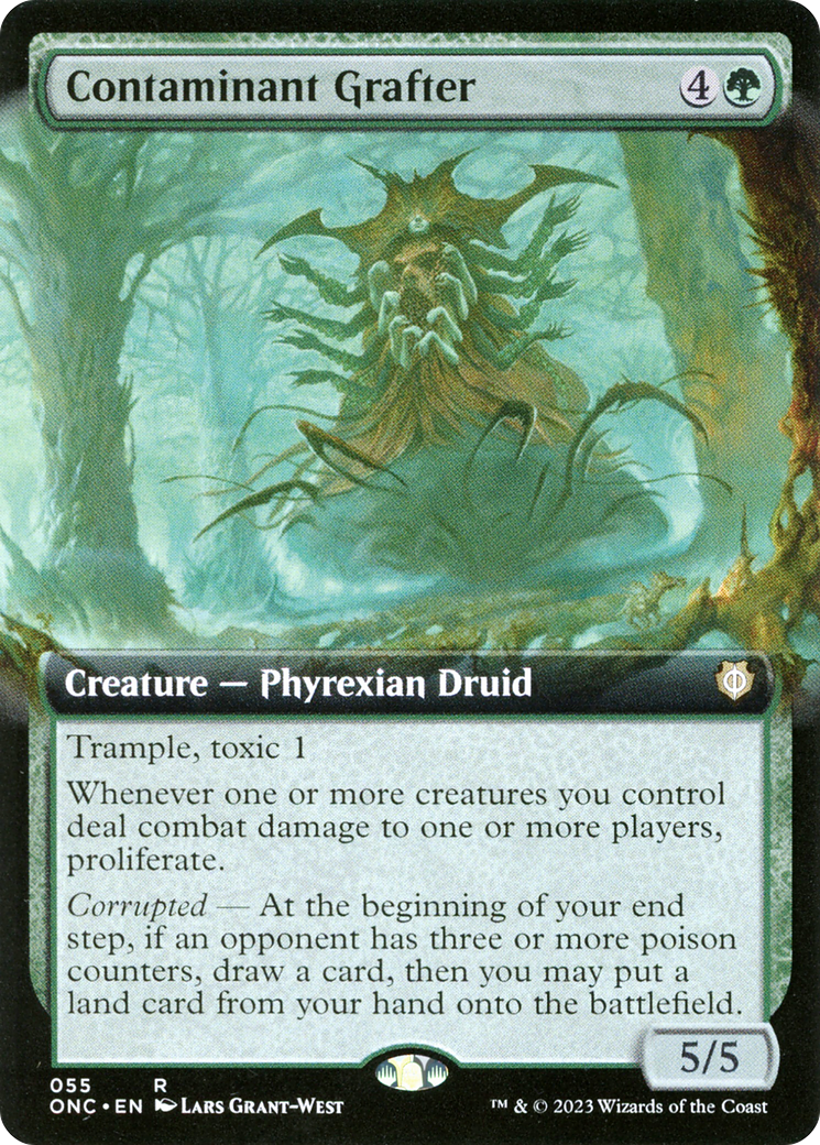 Contaminant Grafter (Extended Art) (ONC-055) [Phyrexia: All Will Be One Commander]