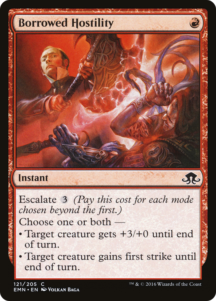Borrowed Hostility (EMN-121) [Eldritch Moon] Foil