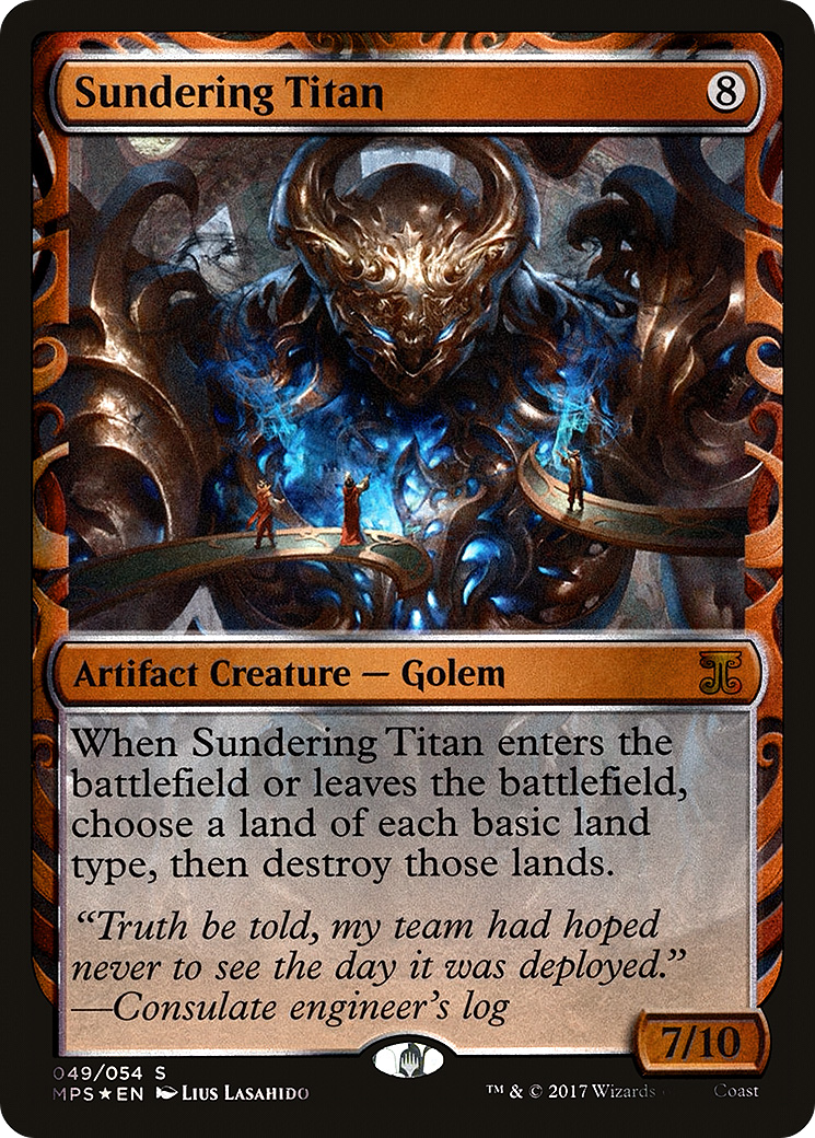 Sundering Titan (MPS-049) [Kaladesh Inventions] Foil