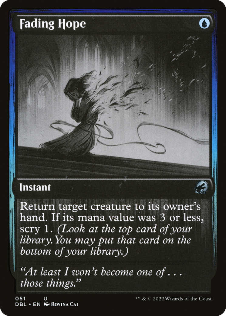 Fading Hope (DBL-051) [Innistrad: Double Feature] Foil
