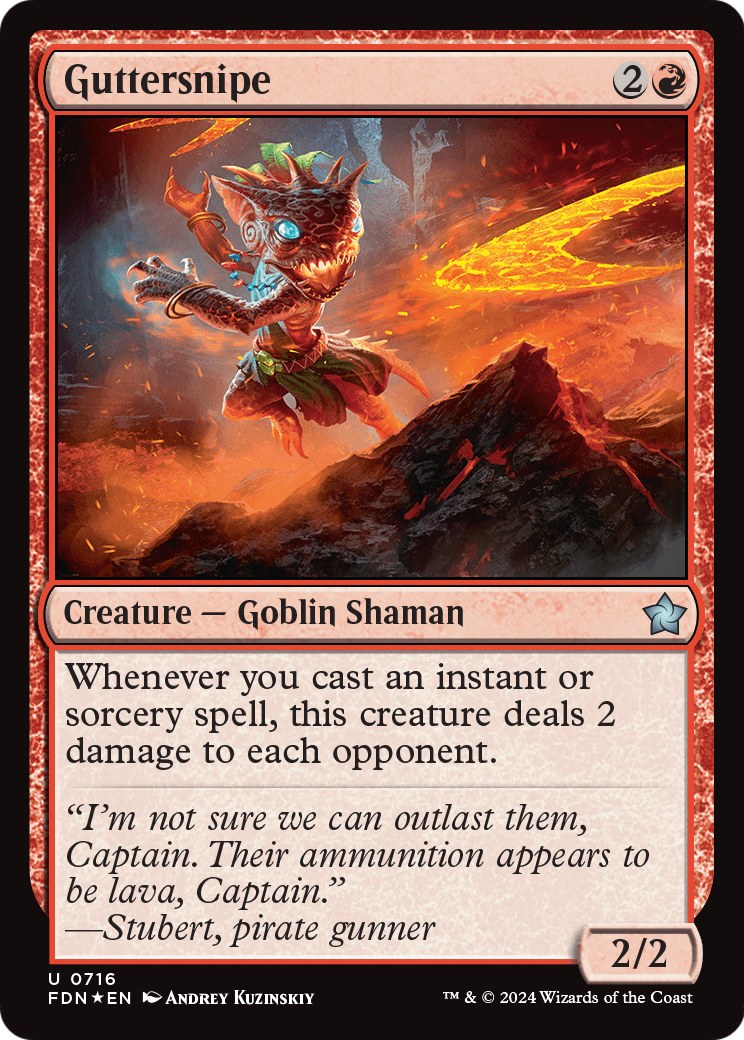 Guttersnipe (FDN-716) [Foundations] Foil