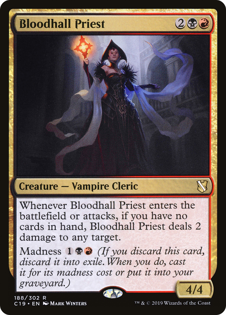 Bloodhall Priest (C19-188) [Commander 2019]