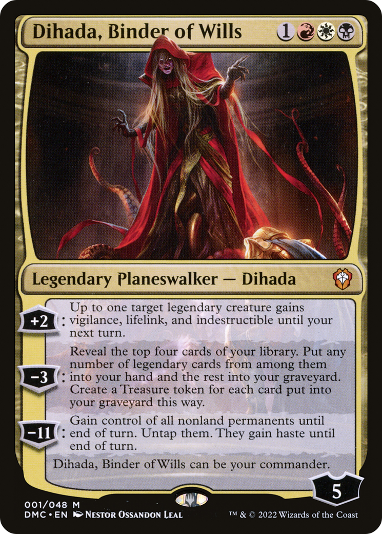 Dihada, Binder of Wills (DMC-001) [Dominaria United Commander] Foil