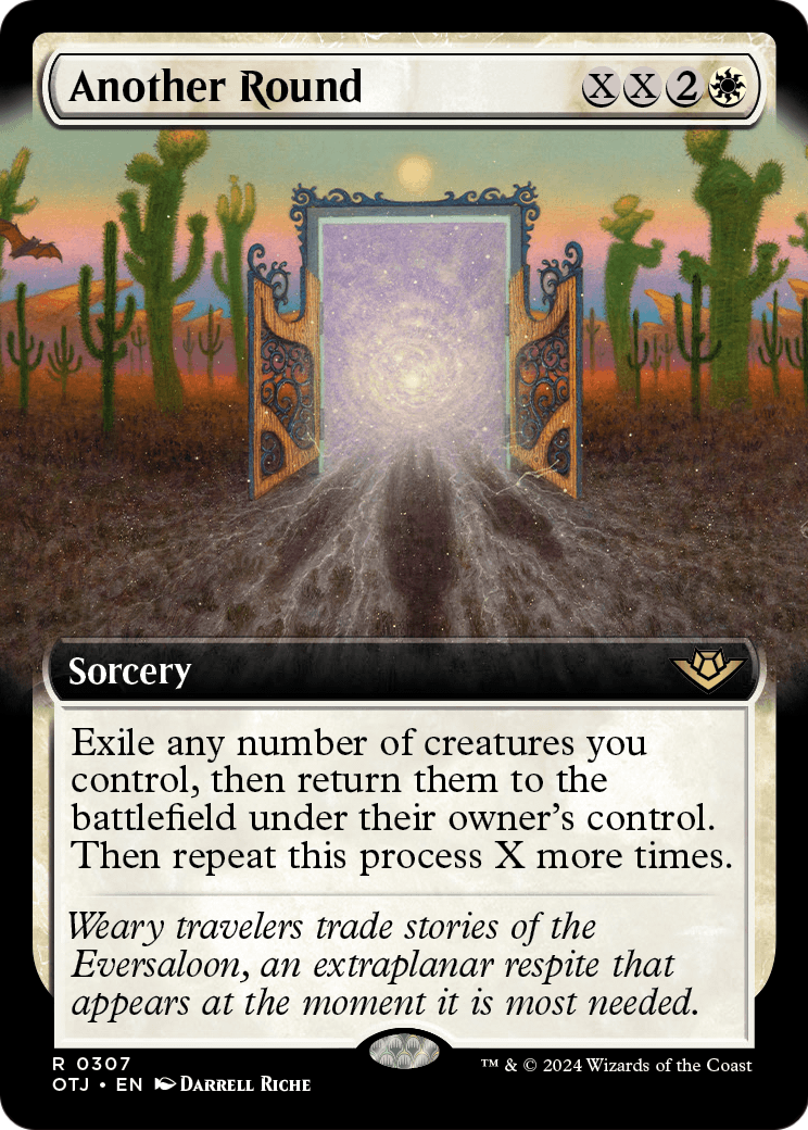 Another Round (Extended Art) (OTJ-307) [Outlaws of Thunder Junction] Foil